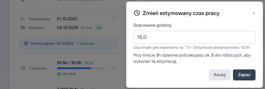 Organizacja projektów